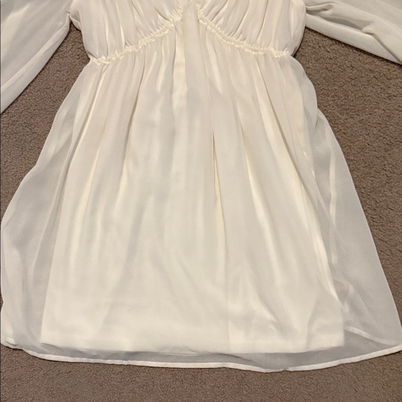 HOMAGE Cream Mini Dress - Picture 4 of 8